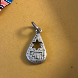 Brighton Silver Faith Pendant Charm